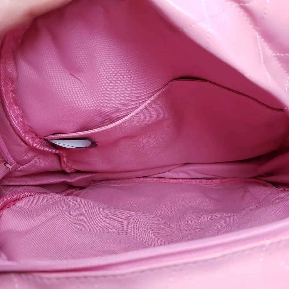 NEW! Stay Peachy 2020 Backpack Pink Heart Cutout Detail